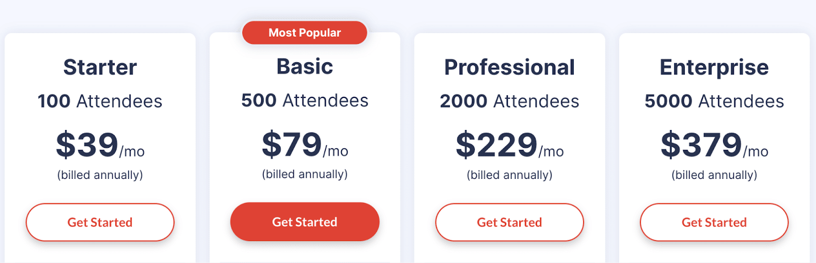 WebinarJam pricing