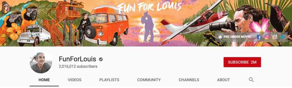 fun for louis youtube banner