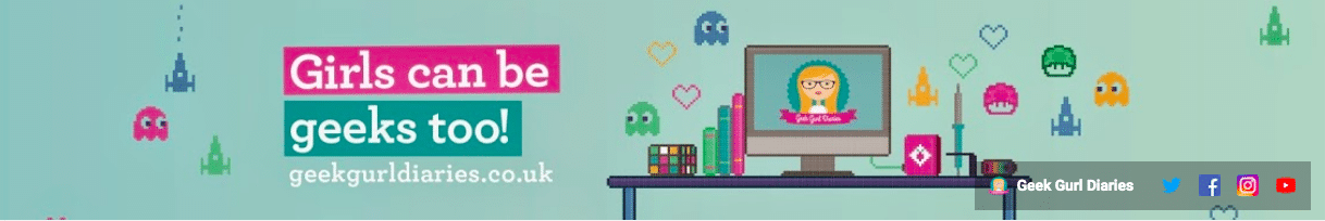 Geek Gurl Diaries YouTube banner