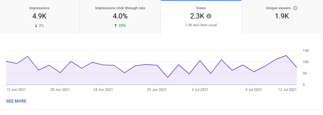 YouTube video views