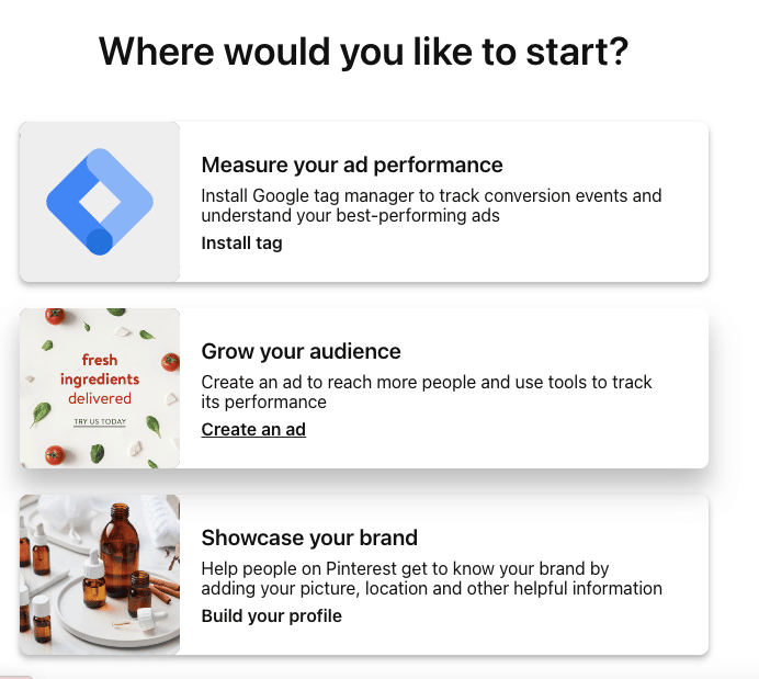 Pinterest where to start