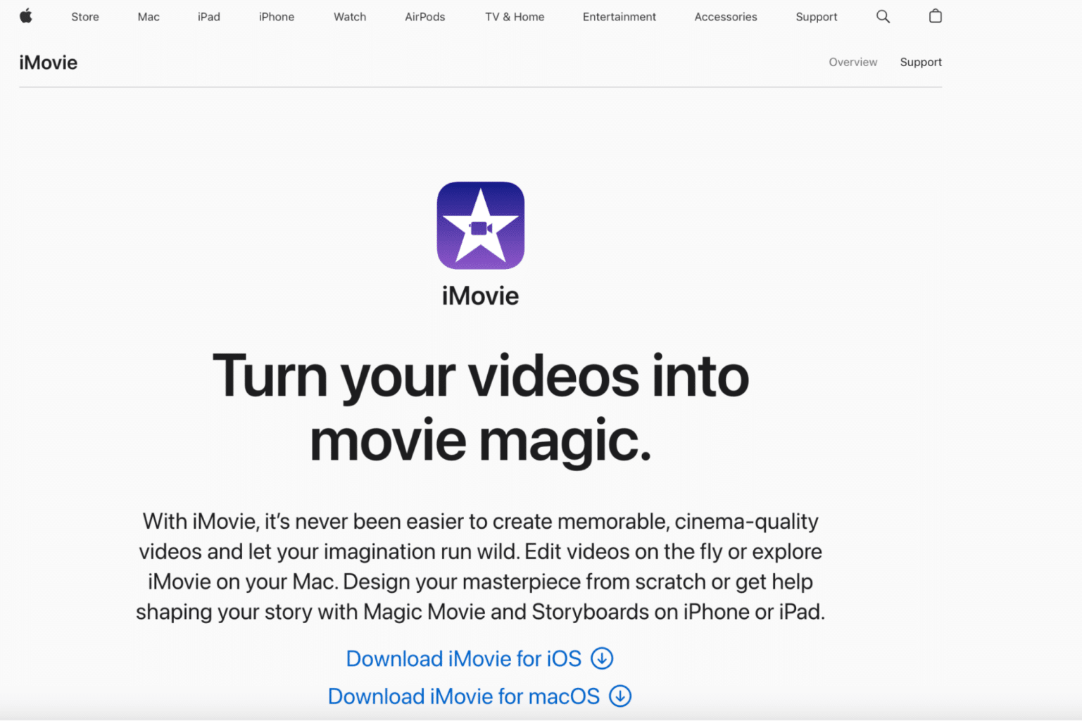 iMovie