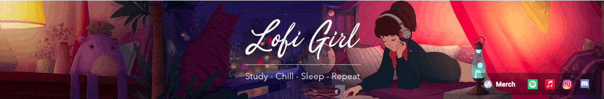 Lofi Girl YouTube banner